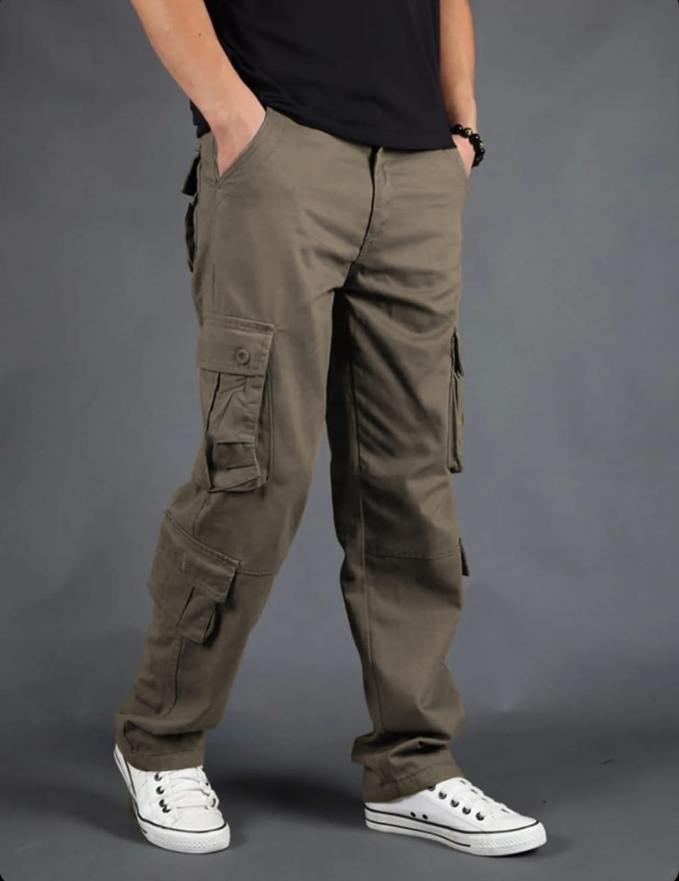 8 POCKET CARGO EARTHY BROWN