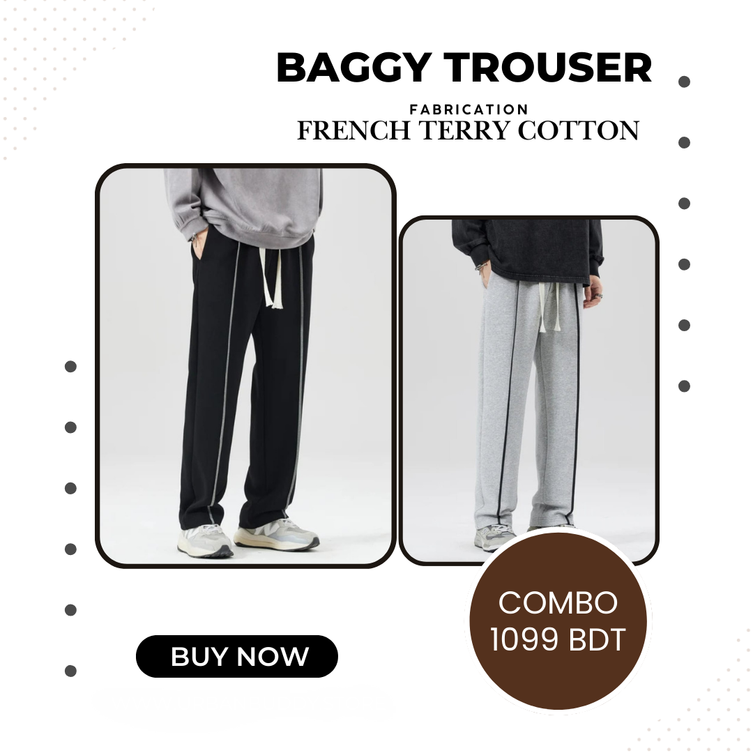 TRENDY BAGGY TROUSER COMBO