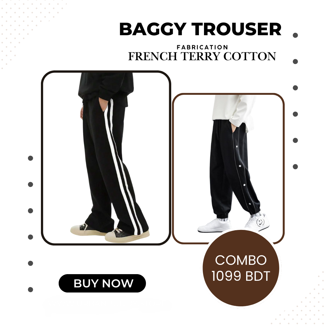 TRENDY BAGGY TROUSER COMBO