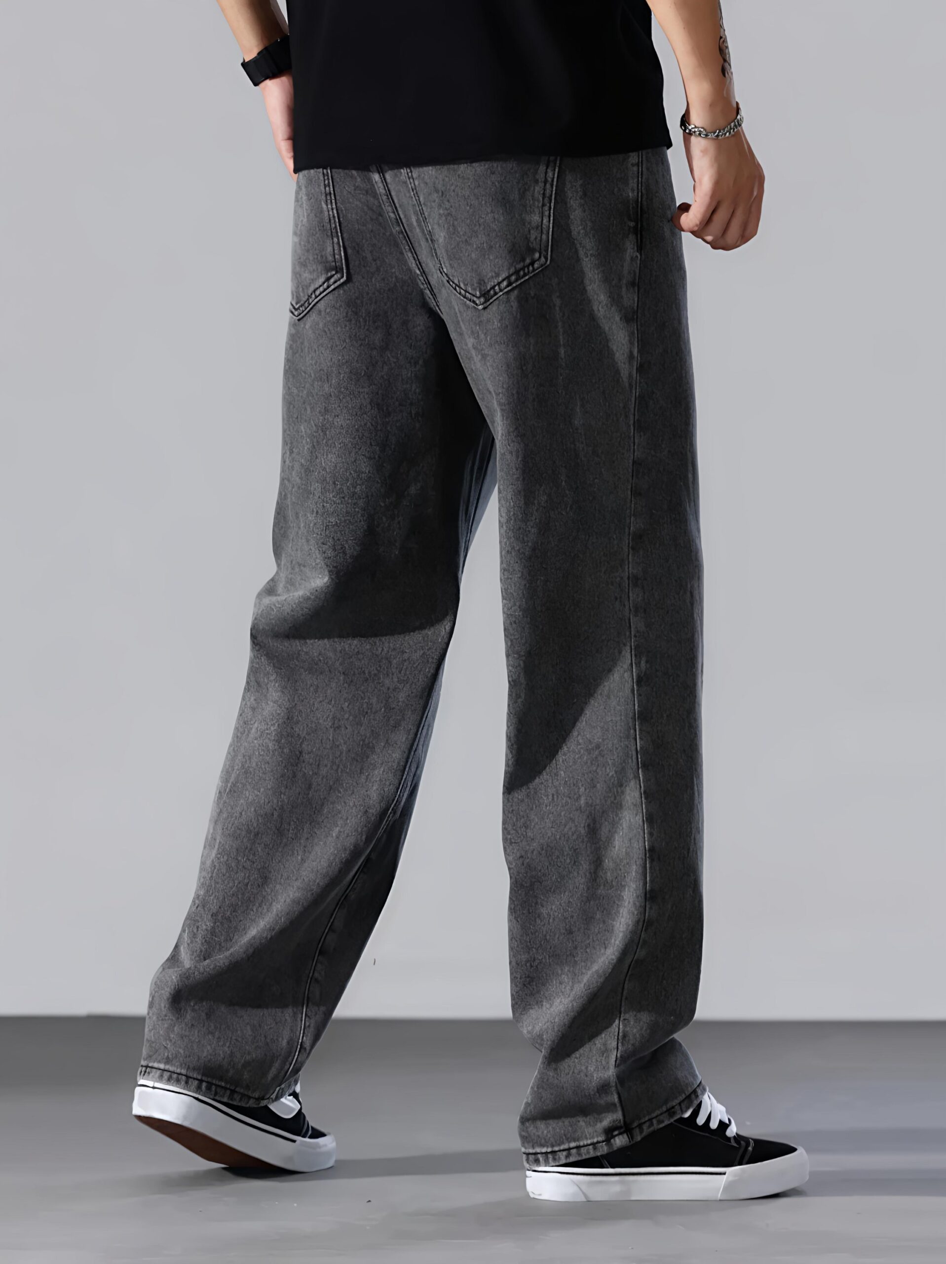 Vintage 4 Pocket Baggy Cut Denim ( ACID WASH )
