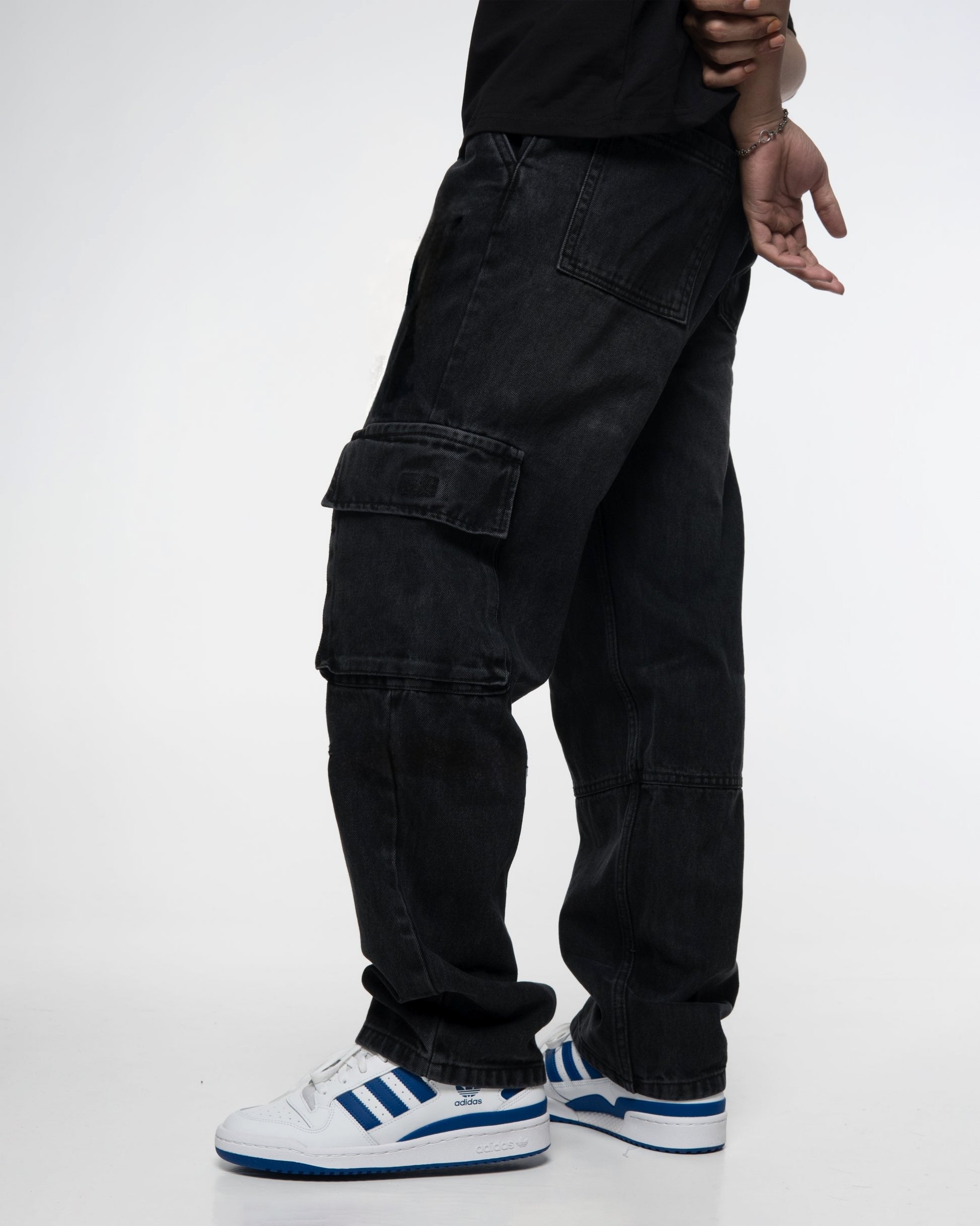 6 Pocket Baggy Denim ( Darkseid Black)
