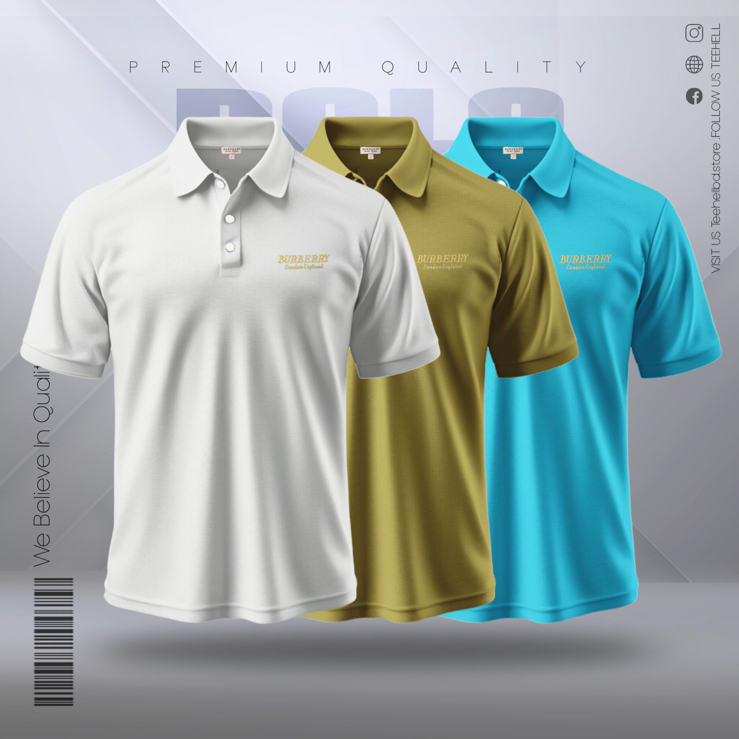 COMBO 3pcs POLO-Shirt