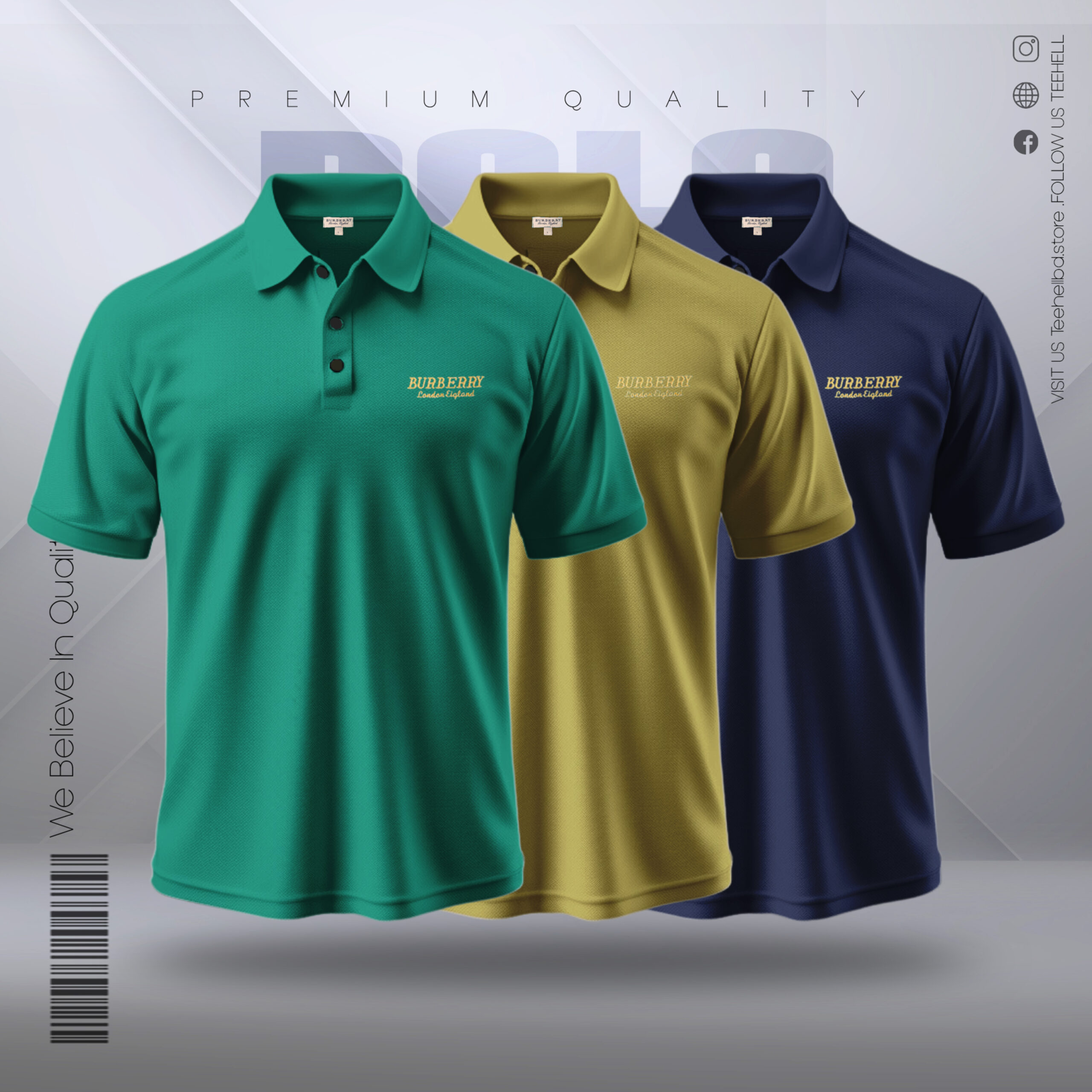 COMBO 3pcs POLO-Shirt